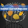 Strong Debris Defense Drain Filters Meshing Resistant Easy Installs Steel Drain Cover Meshing for Gutters Downspouts