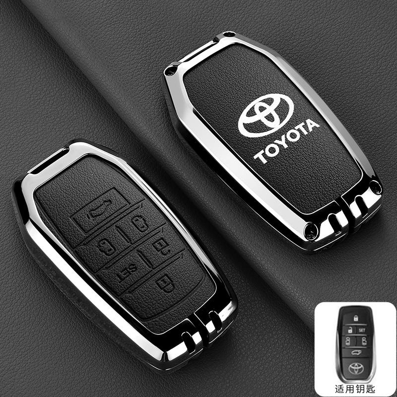 

Car Smart Remote Key Case Cover Bag For Toyota Vellfire Alphard 30 Series 2 Voxy Noah Esquire Harrier Previa Keyring Accessories