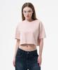 Descheuis Everyday Pigment Crop Short Sleeve Tee (W) Pink