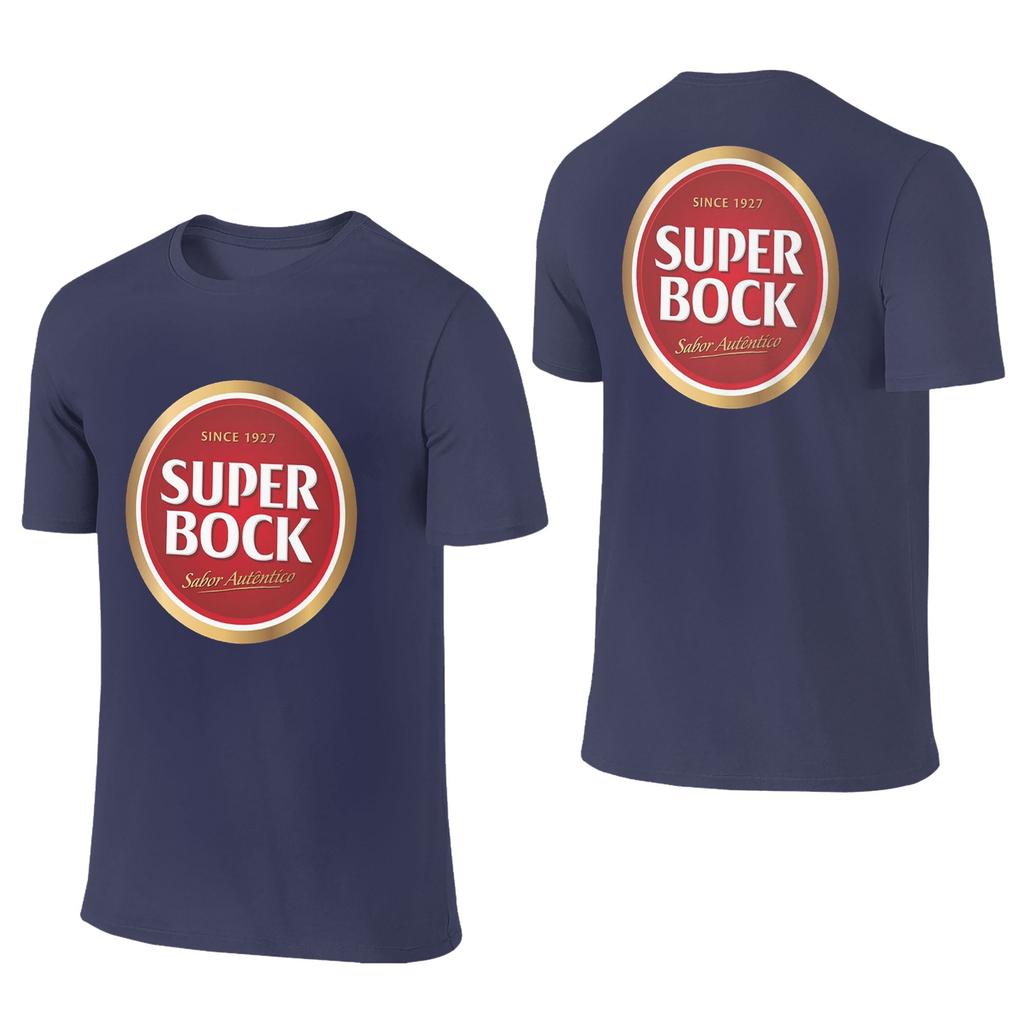 100% Cotone Super Bock Dal 1927 Maglietta Unisex a Maniche Corte Maglietta Unisex Girocollo Magliette Estive Top S6xl