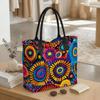  Colorful Boho Pattern Large Tote Bag Fashion Casual Daily Travel Shoulder Bag for Women Outdoor Shopping Handbag