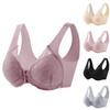 Women's Underwear Fixed Cup Front Buckle Lace Without Steel Ring Vest Bra