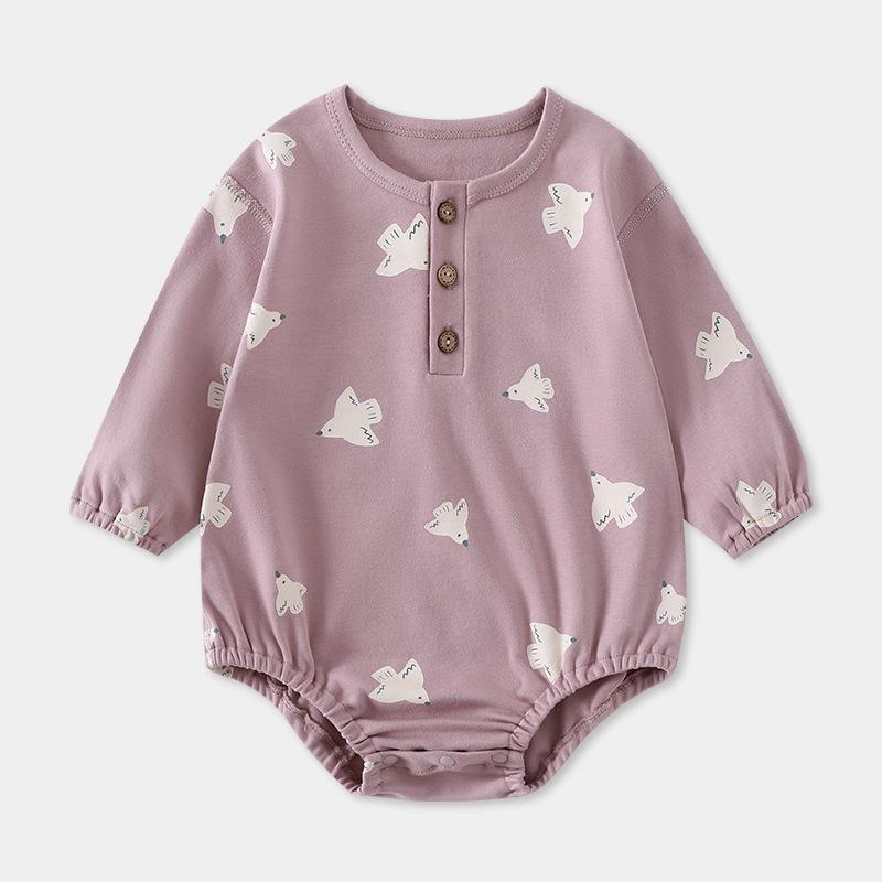 Neugeborenen Modal Baumwolle Baby Body - Frühling/Herbst Homewear & Klimaanzug
