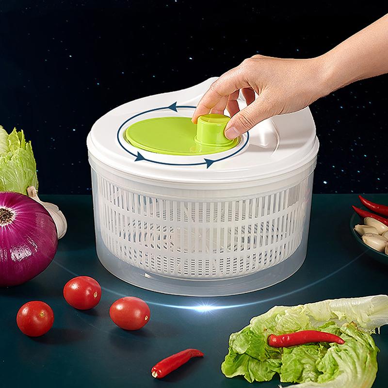 Vegetables Salad Spinner Lettuce Multifunction Dehydrator Washer Dryer Strainer
