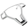 Silver/Black Car Steering Wheel Frame Trim Cover AMG Style For Mercedes For Benz C E CLA CLASS W204 W212 W117 C172 2012-2014