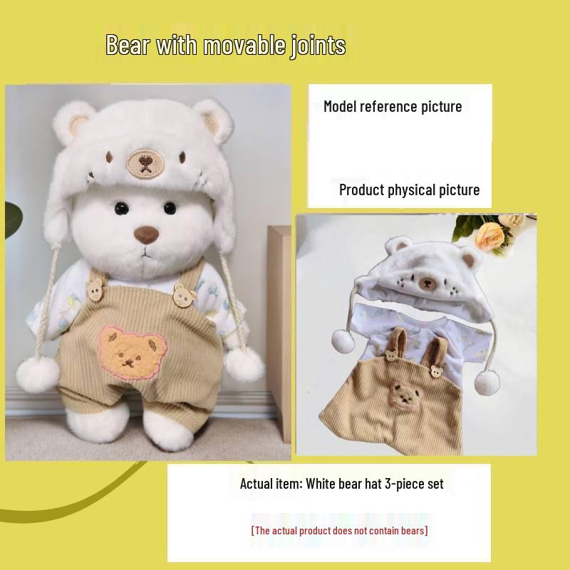 11-Joint Bear Plush Doll: Transformable Rag Doll Gift for Girls