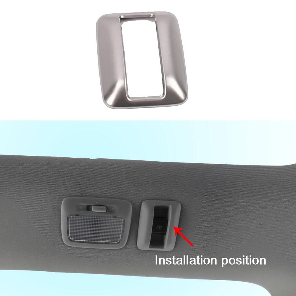 Stainless Steel Rearview Mirror Adjust Switch Cover Trim  Gear Box Panel Frame For Mitsubishi Eclipse Cross 2017 2018 -
