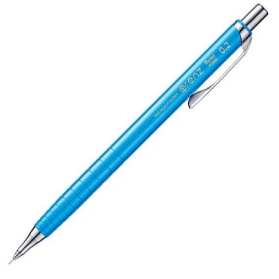 Pentel Orenz Mechanical Pencil Sky Blue Ultra-Fine 0.2mm XPP502-S (Set of 10)