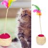 Interactive Cat Scratching Balls Toy for Boredom Cat Teaser Feather Toy Pet Cats Teasing Toy Indoor Entertainment Toy