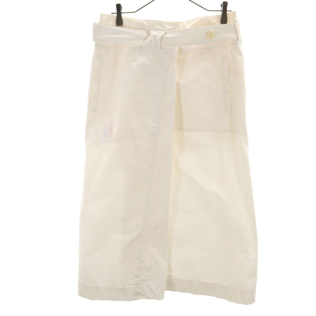 ISSEY MIYAKE 80s Brush Tag Vintage Long Skirt M White Women Used