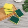 50/1Pcs Kitchen Dishwashing Sponge Soft Absorbent Clean Rub Pot Rust Scouring Pad Removing Kits Household Cleaning Brush Sponge