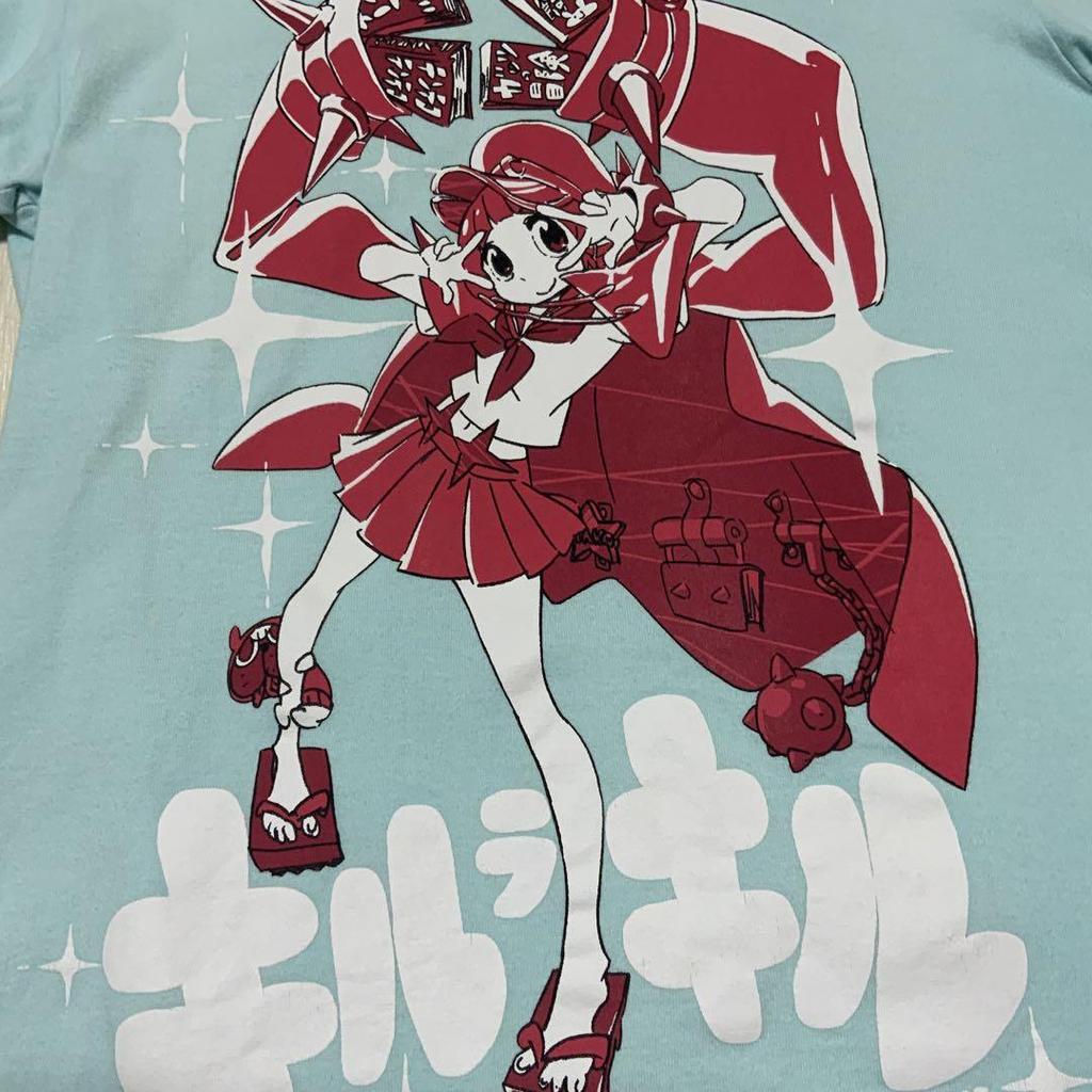 [USED] Kill La Kill T-shirt, Anime T-shirt, Mankanshoku Mako, TRIGGER, Size M