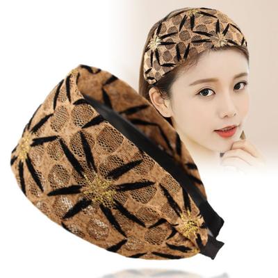 Fashion Wide Flower Headbands For Women Girls Headwear Hair Hoop Hair Accessories Ladies Hairband Hair Accessories Gifts
