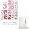Stainless Steel Eyebrow Scissors with Built-in Comb, Precise and Durable Beauty Tool. Comes with Random Sanrio Postcard.