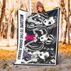1 peça Cobertor de Flanela com Design Temático Ghoul Squad Monster High Macio Quente, Manta Leve para Todas as Estações para Acampamento Viagem Cama, Presente de Natal, -29