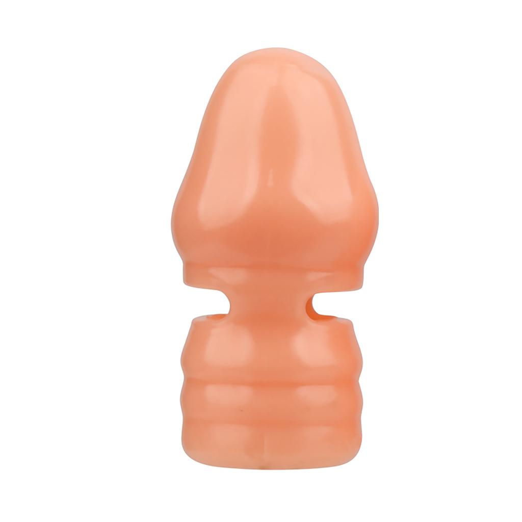 Zweiteiliges Beschneidungs-Doppelring-Set mit Kristall-Spike-Verschlussring