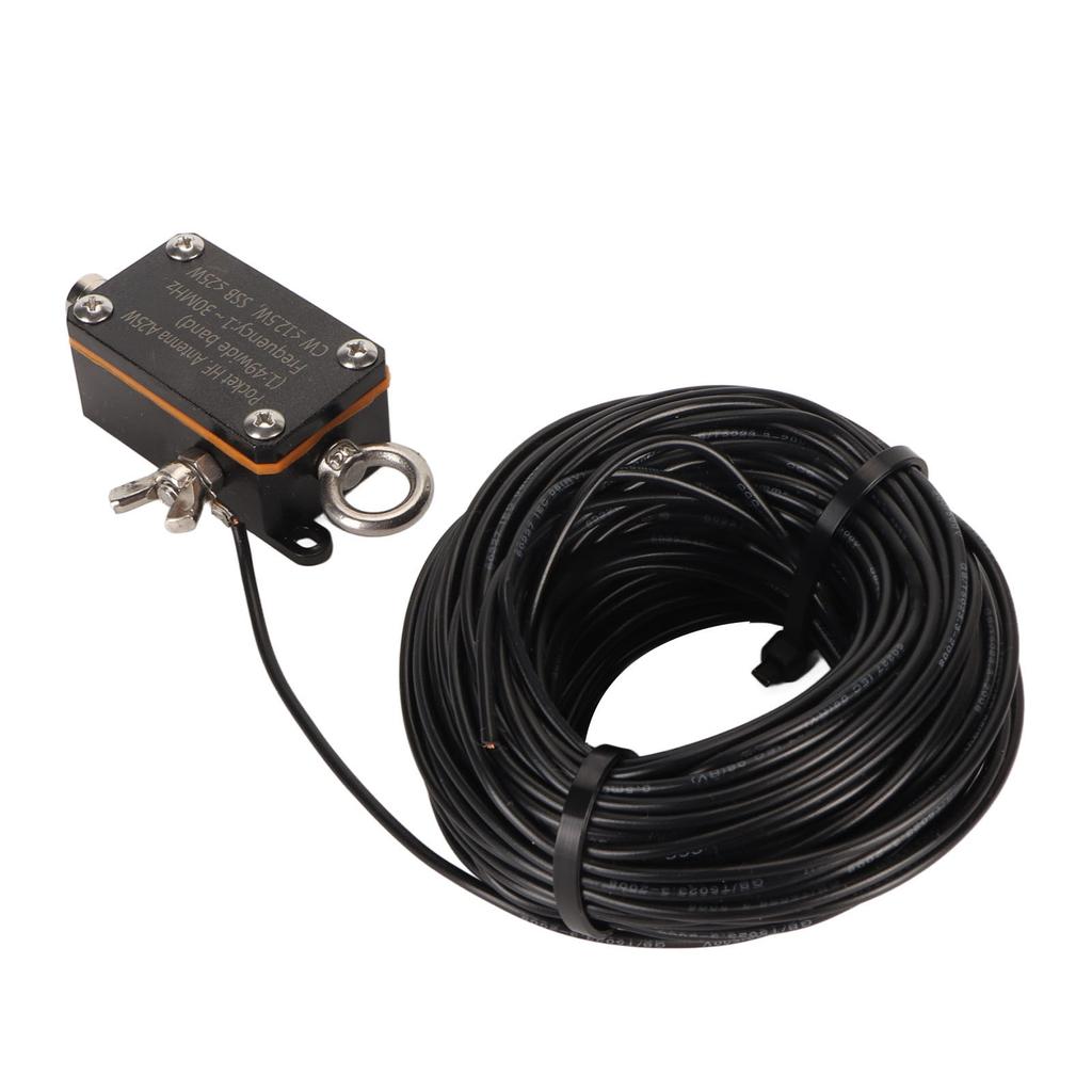 Portable HF End Fed Antenna 1‑30MHZ FE8 CW SSB 1:49 Balun Short Wave Pocket End Fed Radio Antenna Or Outdoor