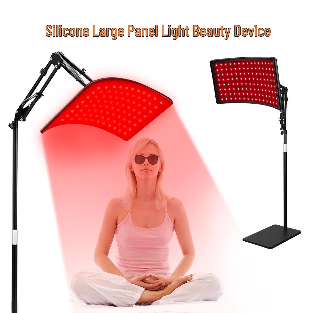 LED Red Blue Light Therapy Lumbar Support Belt