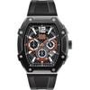 Men's Chronograph Watch 024363 Black Silver Steel Large Official Dealer