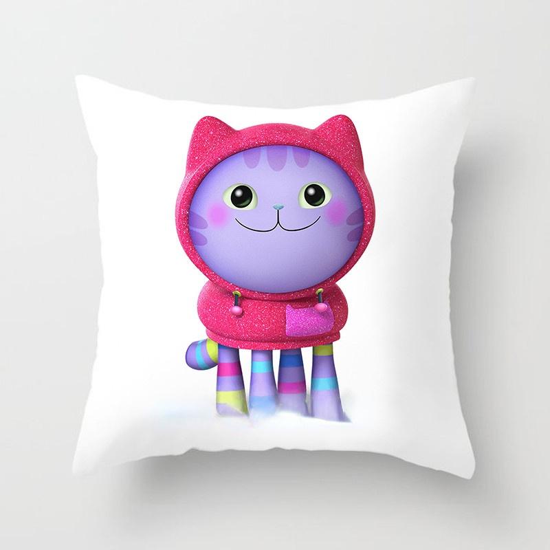 Kids Gabbys Dollhouse Gabby Cats Pillowcase 40x40cm 45x45cm Decorative Pillows 60x60