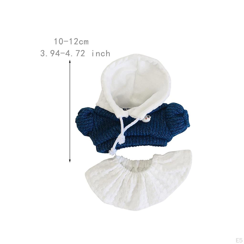 1 Set Doll Clothes for 20cm Dolls Cute DIY Gift Toy Pretend Play Fashion Costumes Suit