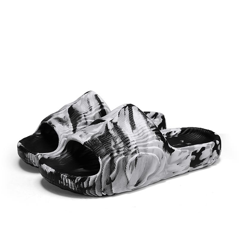Sandali alla Moda Uomo Ciabatte da Spiaggia Monocolore Sandali Estivi Antiscivolo Pantofole Unisex Morbide Scarpe Ultraleggere da Esterno di Lusso Donna