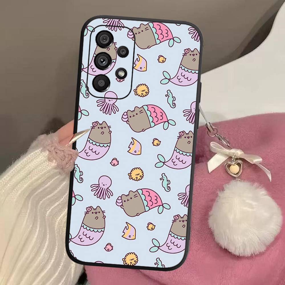 P-PusheenS CARTOON Phone Case For Samsung A 52 53 21 32 13 12 71 31 51 40 72 73 70 22 42 50 30 20 21 Shell