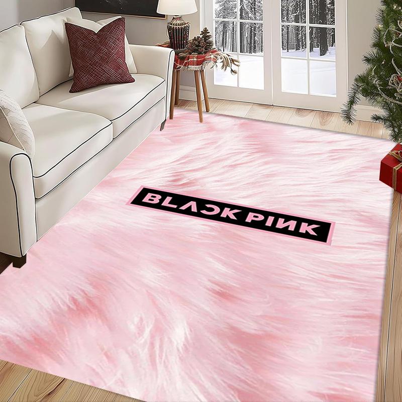 Blackpink Heartbeat Glow Teppichdruck Heimdekoration Schlafsaal Dekoration Zimmer Weihnachtsgeschenke