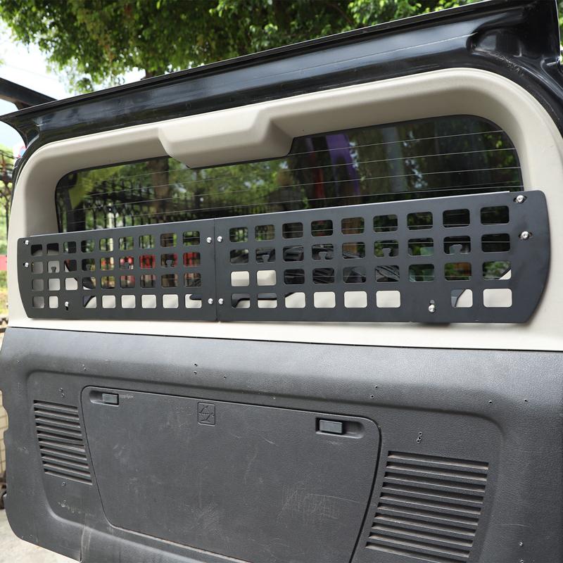 Aluminum Alloy For HUMMER H3 H3T 2005-2009 Car Tailgate Glass Window Storage Fence Bracket Storage Bracket Car Modification