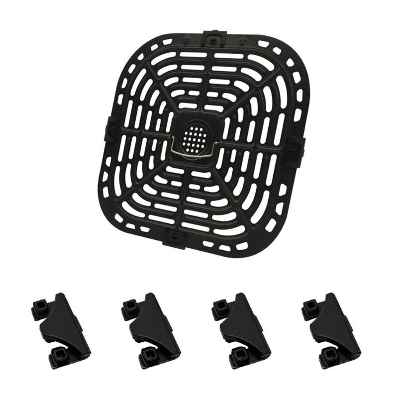 1 Set Non-Stick Air Fryer Grilling Plate Air Fryer Replacement Tray Air Fryer Cooking Tray Grilling Pans for Air Fryer