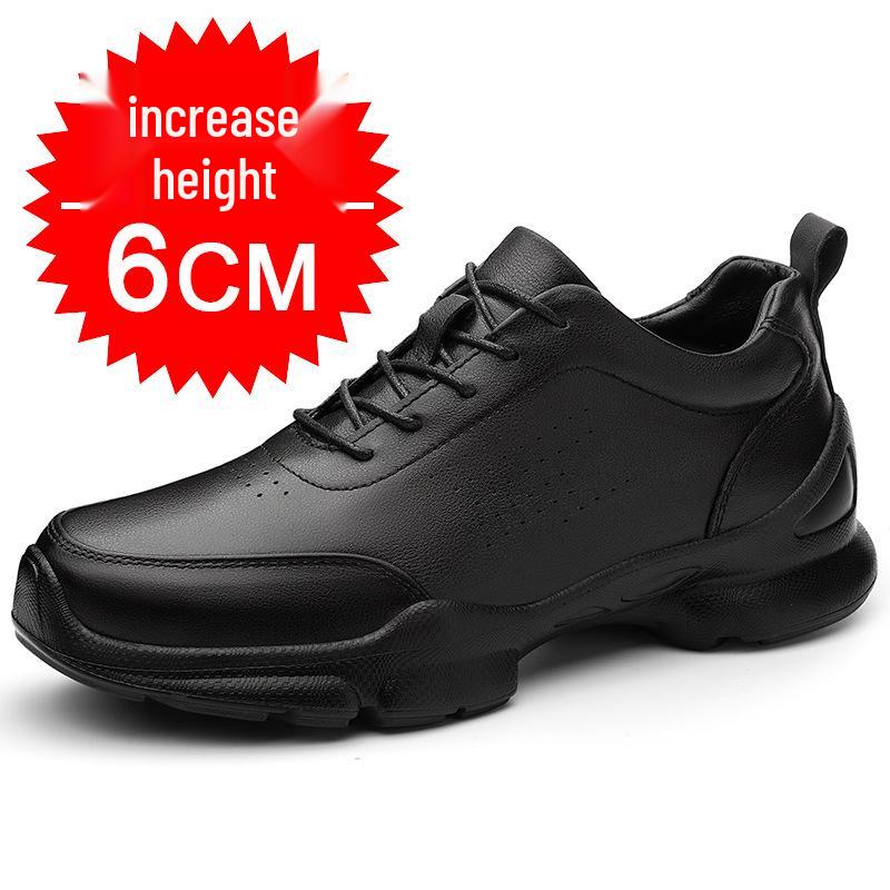 

Men s 8CM Height-Increasing Leather Shoes - Formal, Casual, Korean Style, Running, Sports 39