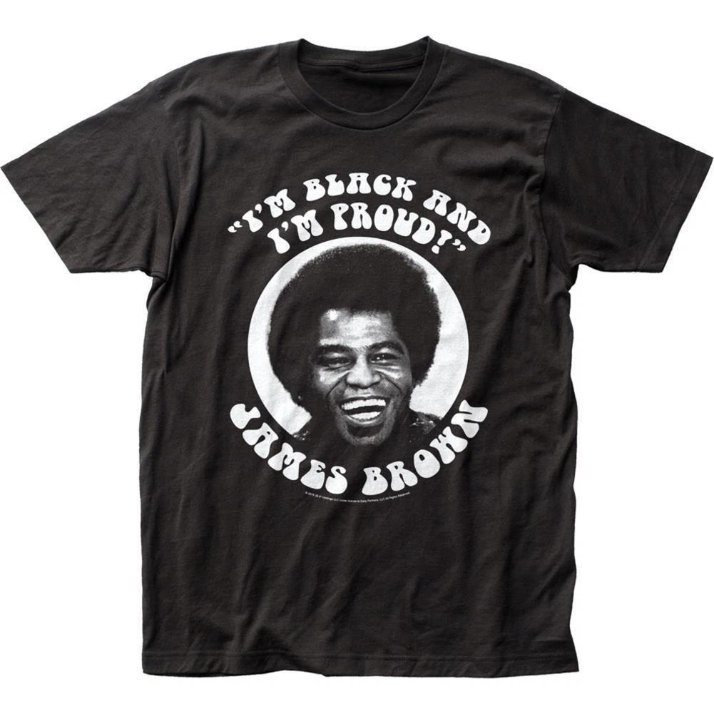 JAMES BROWN Black and Proud Slim Fit T-Shirt S M L XL 2XL NEW M