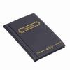 Coin Collection Album PVC Wear Resistant Lightweight Portable Coin Holder Book for Collectors Black