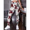 2026 Womens High-Waist Printed Yoga Leggings Casual Slim Fit Activewear Pants