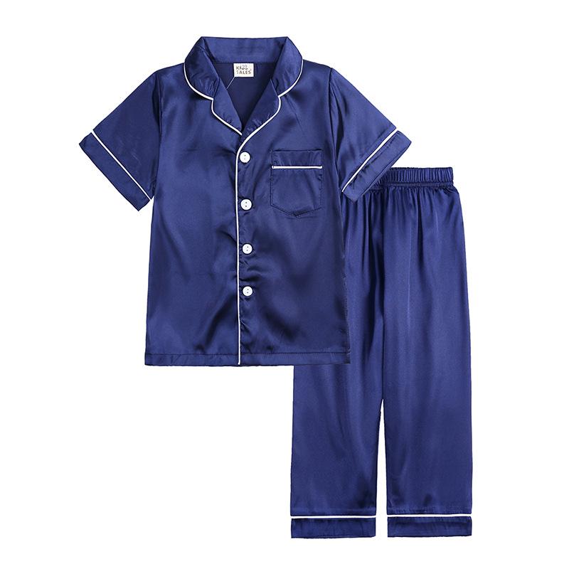 Kids Tales Summer Silk Pajama Set for Boys & Girls