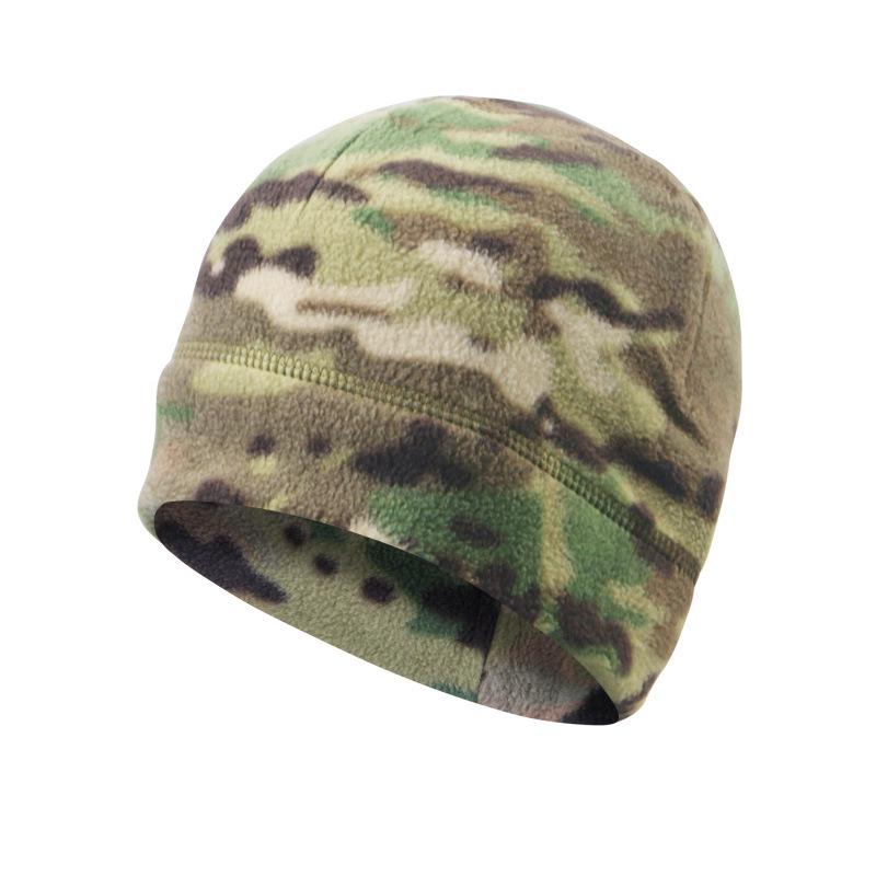 Winter Fleece Camouflage Ski Hat with Ear Protection