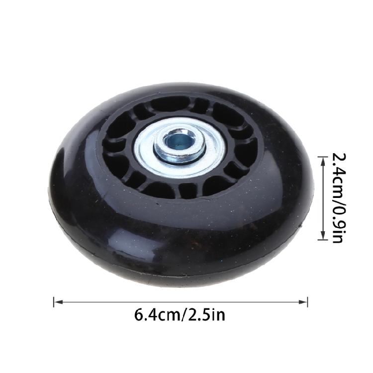 Suitcase Roller Casters Heavy Duty Wheel SilentWheel Flexible Swivel Wheel