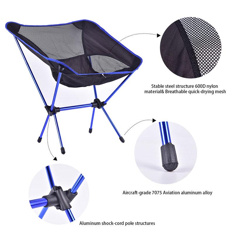 Camping Chair Lightweight Compact Folding Camping Backpack Chairs