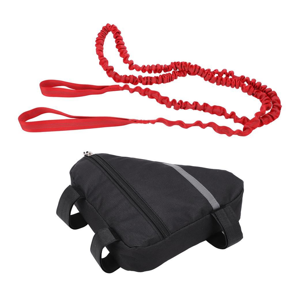 Linka Bungee do Holowania Roweru Pasek do Ciągnięcia Roweru Smycz Trakcyjna Przyczepka MTB dla Rodziny