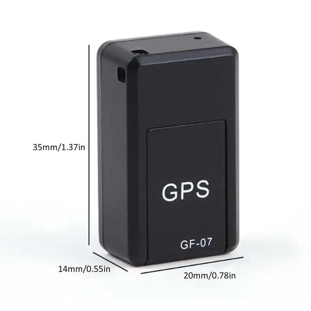 Car Tracker Mini GF-07 GPS Real Time Tracking Anti-Theft Anti-lost Key Pet Locator Strong Magnetic Mount SIM Message Positioner