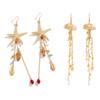 High Quality Alloy Starfish And Jellyfish Drop Earrings With Lightweight Design For Fashionable Beach Outings