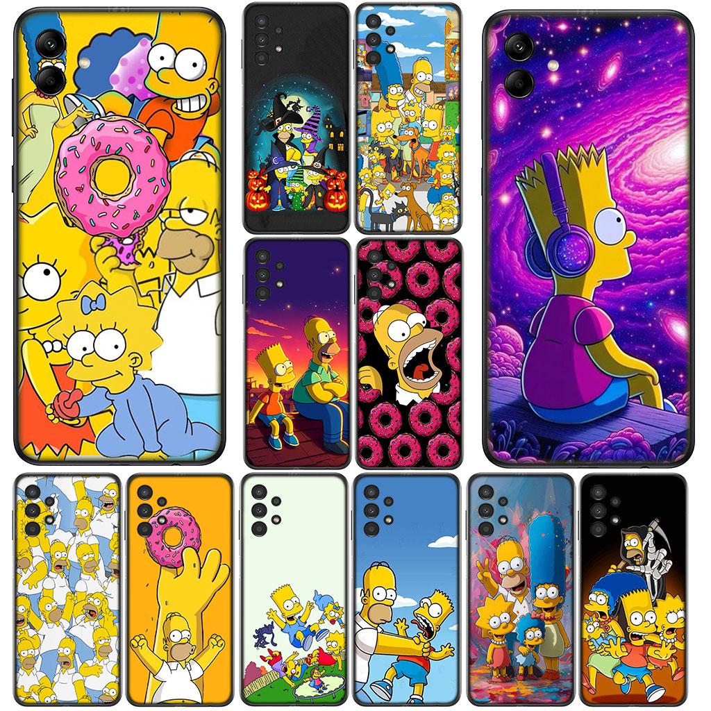 Cover per Telefono The S-Simpsons Comics Bart per Motorola Moto Edge 50 One 30 Fusion 40 neo Ultra Pro 20 Lite G50 G85 G84 E15 E14 Custodia