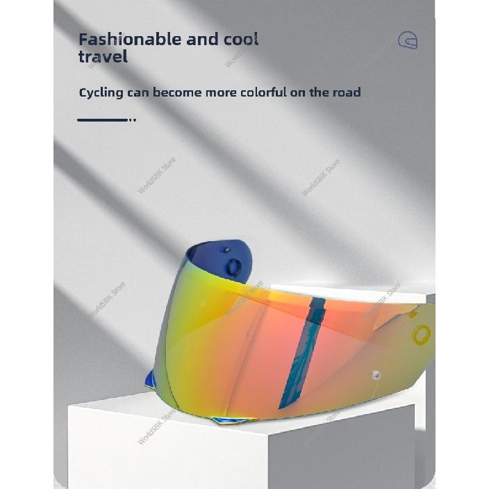 HJ-33 Motorcycle Helmet Visor Lens for HJC HJ-33 I90 Replace Anti-UV Anti-Scratch Dustproof Wind Shield Motorcycle AccessoriesSpeed Sensors 6