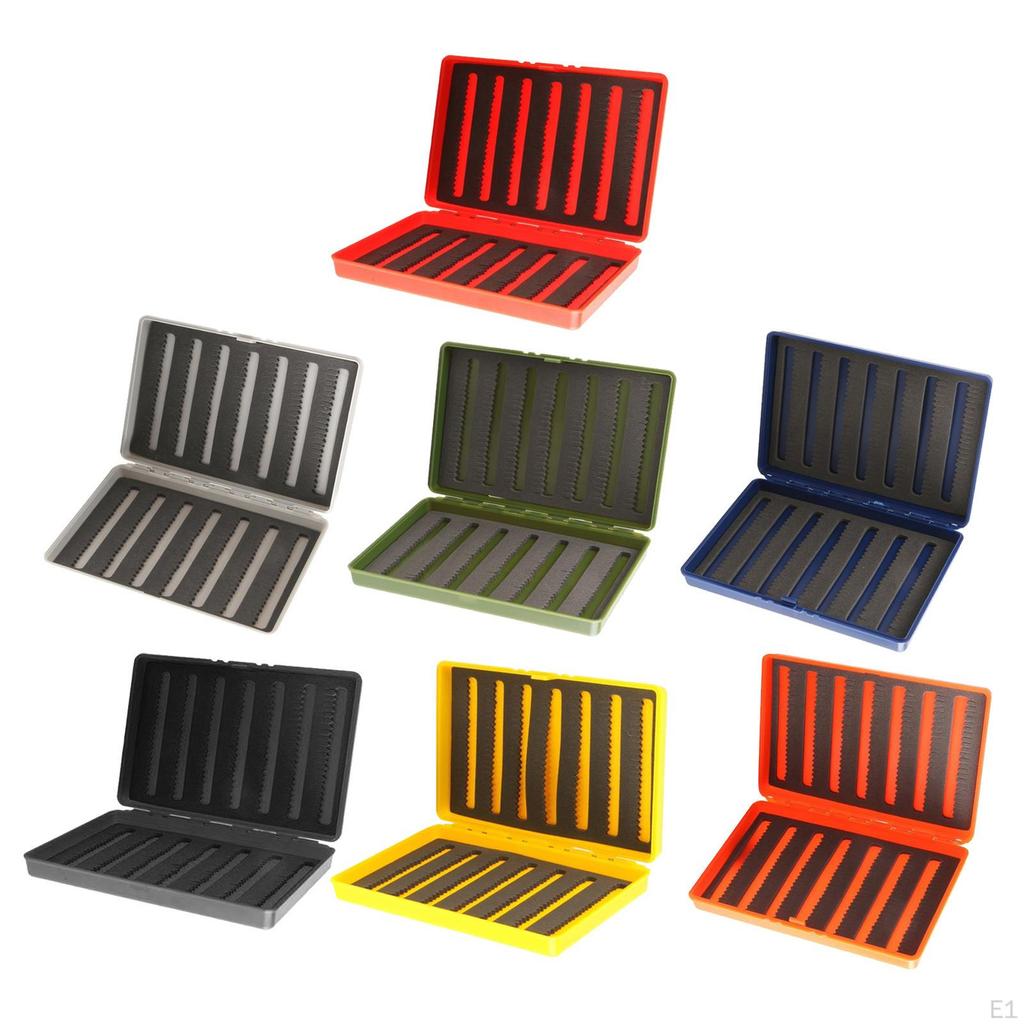 Double Sided Fly Box Hooks Case Portable Streamer Container Organizer