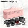 Iron Storage Bag Double-Layer Large Capacity Zipper Travel Case with Hair Tool Compartments Durable Nylon Portable Makeup Bag