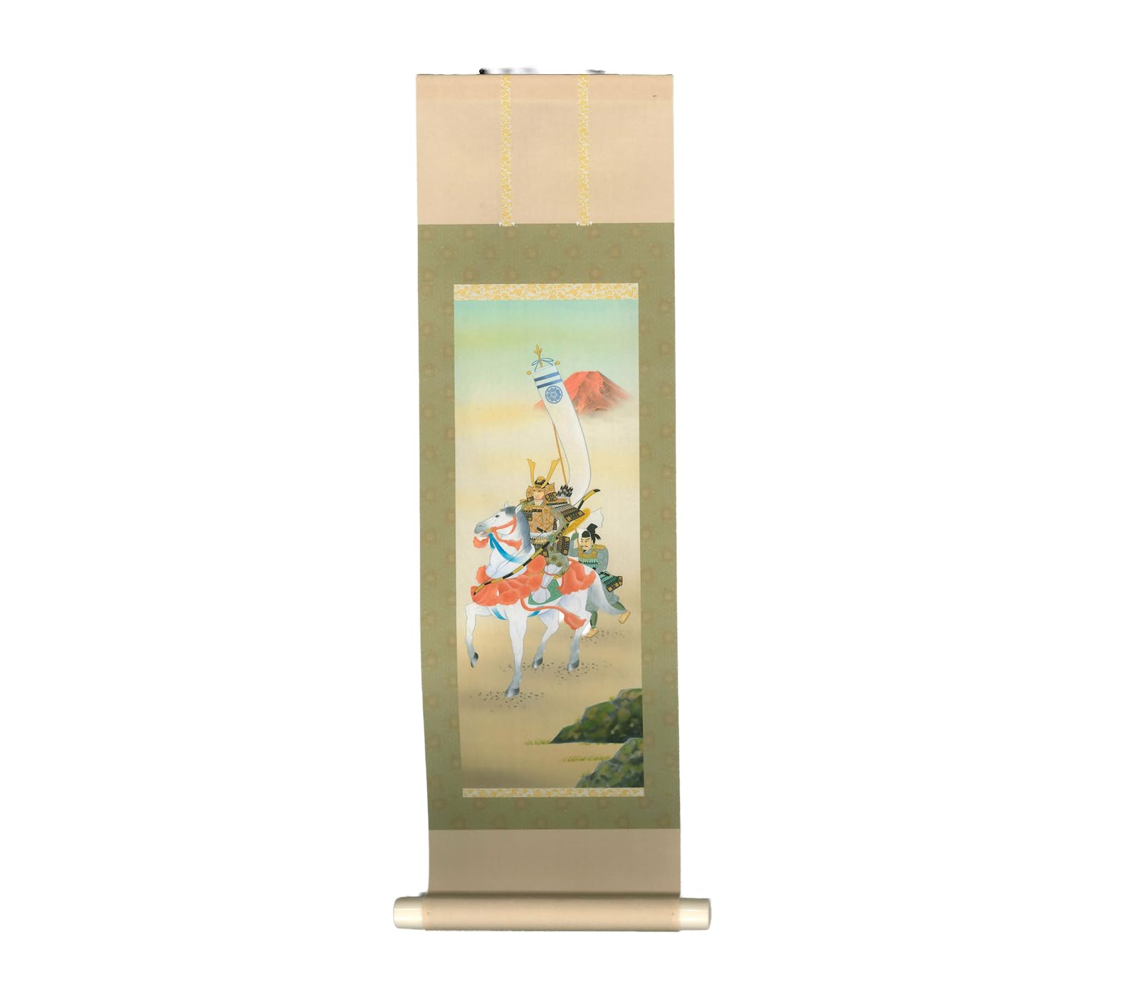 

Castle Enterprise Mini Hanging Scroll Warrior x Width (Length 30.2 9.3 cm)