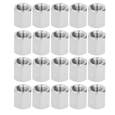 20 Pcs Hex Coupling Nut M8x1.25 12 L14mm Threaded Rod Connector 304 Stainless Steel Rod Coupling Nuts