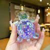 Turtle Ornament Lightweight Glow in Dark Shiny Turtle Figurine 30 Minutes After Light Exposure Glowing Statue Keychains Home Decor