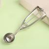 Stainless Steel Ice Cream Scoop Digging Spoon With Spring Handle Ice Cube Mold Fruit Scoop Ice Tray Mold Kitchen Accessories