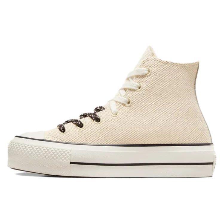 Converse All Star Lift High Top Canvas Sneakers Women Sneakers Beige A09093C